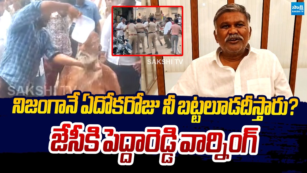 Kethireddy Pedda Reddy Mass Warning To JC Prabhakar Reddy | TDP Goons Attack On YSRCP Leaders