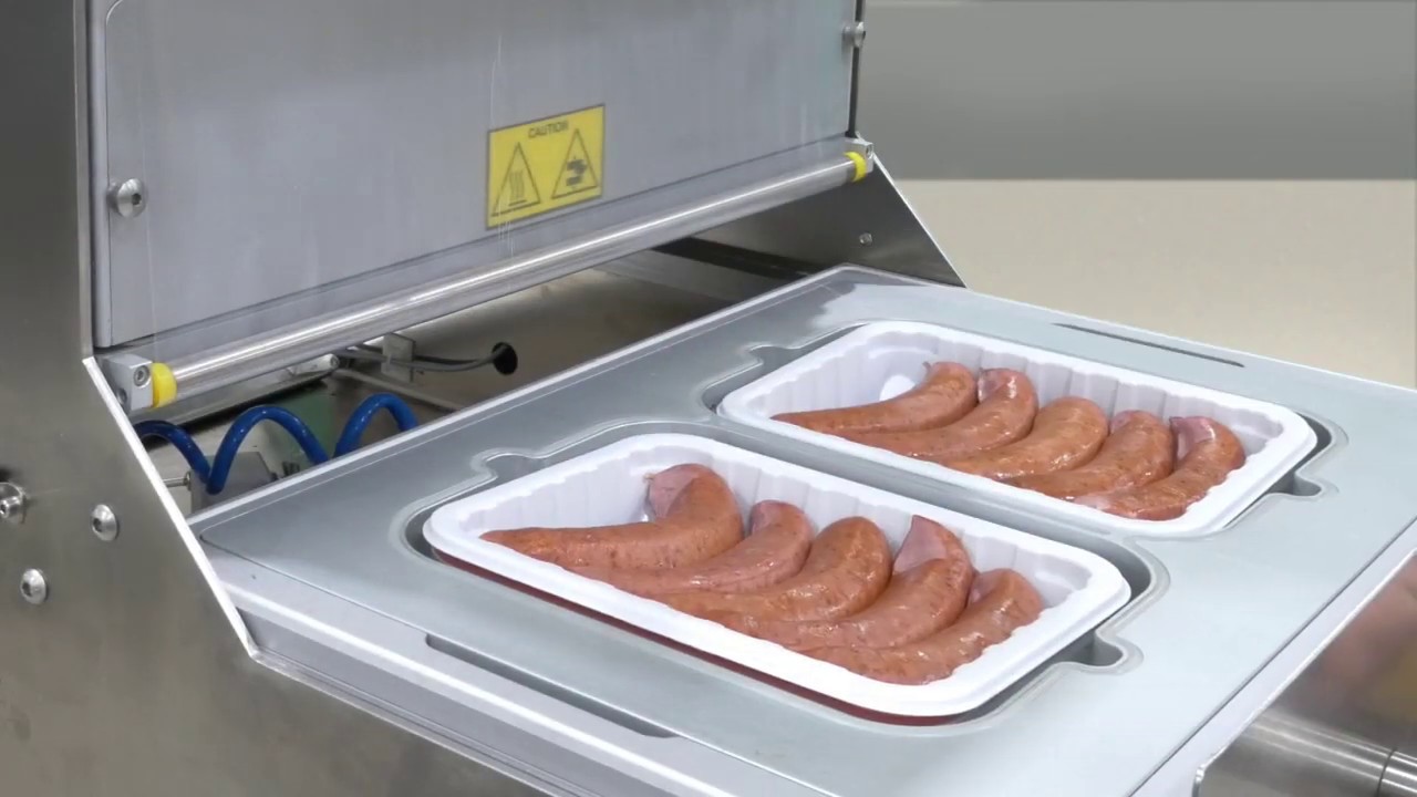Ossid ReeTray 30 Semi-Automatic Tray Sealer - Sausage