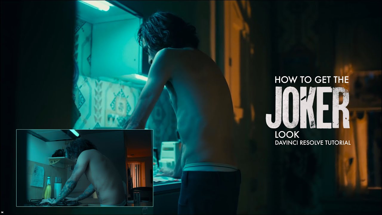 How to get the Joker Look DaVinci Resolve