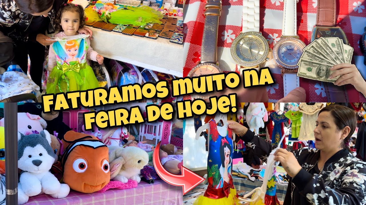 Faturamos muito na feira de hoje!😱🇺🇸