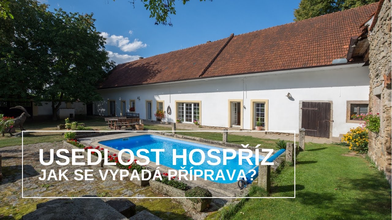 Jak se připravuje nemovitost na prodej- Usedlost Hospříz, Jindřichův Hradec- Richard Kašpar