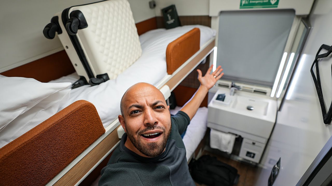 تجربة قطار النوم في إنجلترا - Sleeper train in England