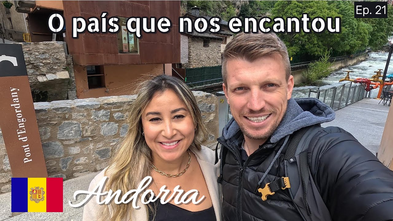 CHEGAMOS EM UM DOS MENORES PAÍSES DO MUNDO, CONHEÇA ANDORRA 🇦🇩 #Ep21