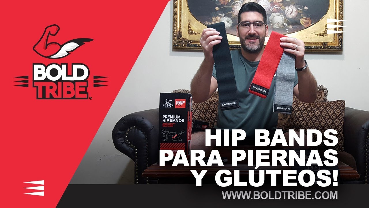 Ligas de Resistencia Hip Bands Para Glúteo y Piernas | Bold Tribe