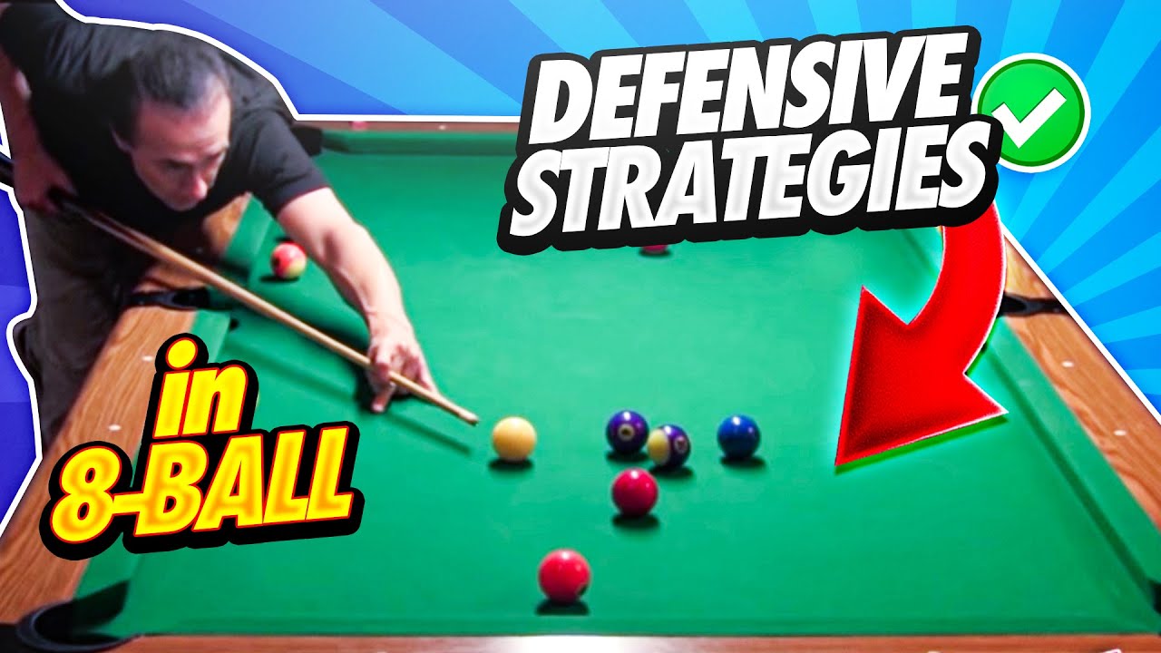 8-Ball:  Learn defensive strategies in 8-Ball that will absolutely help you WIN!