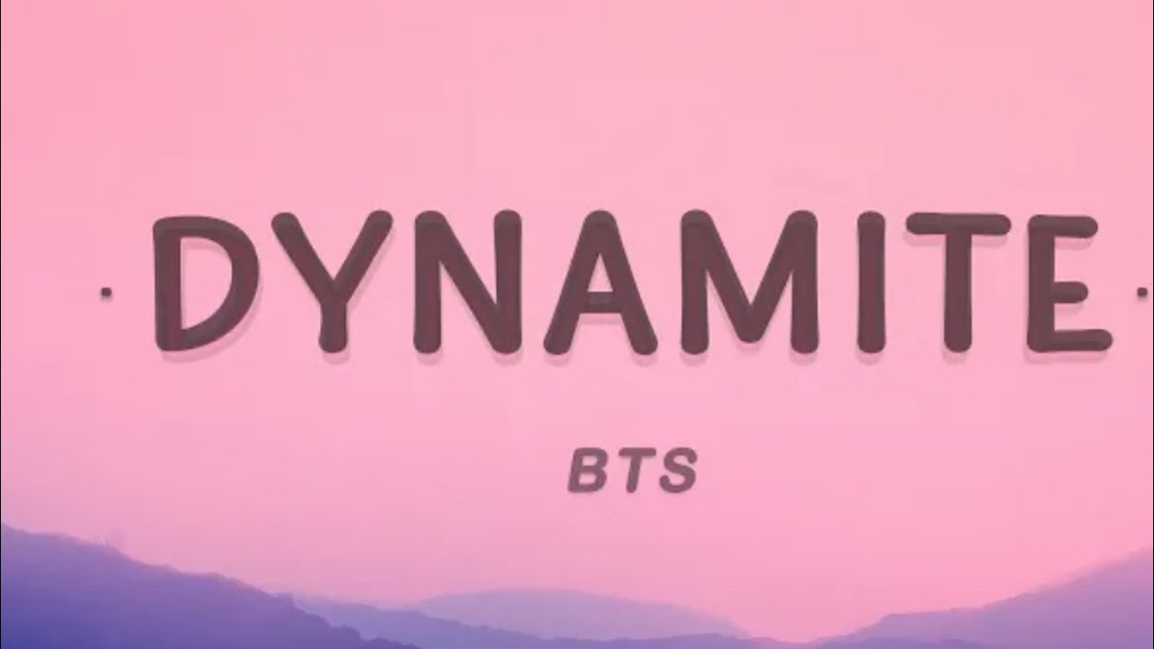 new bts song DYNAMITE lyrics  😘😘😘(bts song lyrics best sound quality) (download link) (E.R FRIENDS)