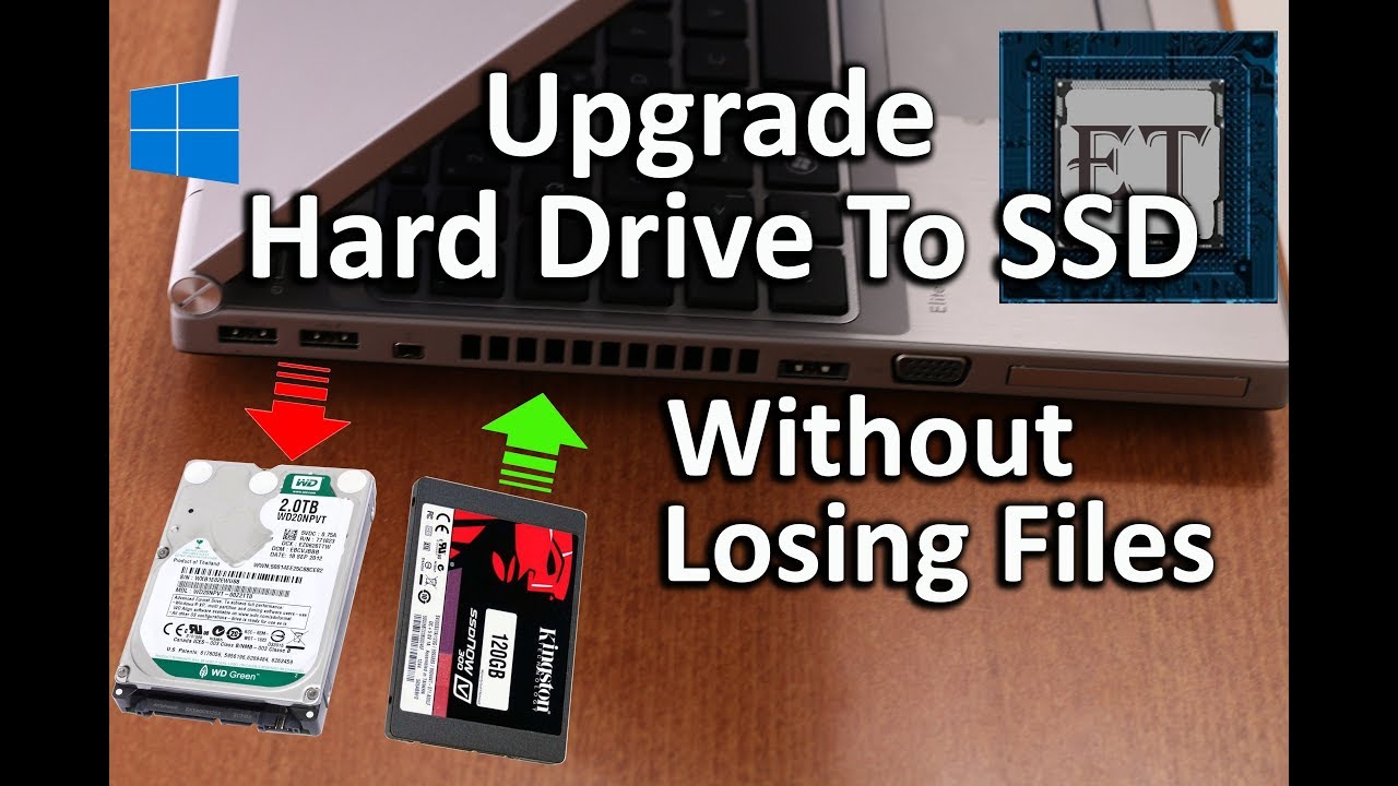 Как заменить жесткий диск ноутбука на SSD без переустановки Windows (сохранить все файлы и прилож...