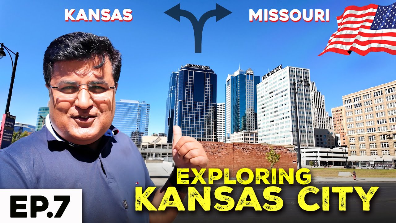 First time in Kansas | ek shahar 2 states | Exploring America Ep.7