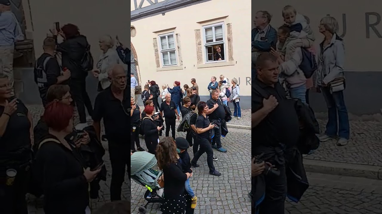 Burgfest Tangerm&uuml;nde 2025 / Kaiser Karl IV mit Gefolge