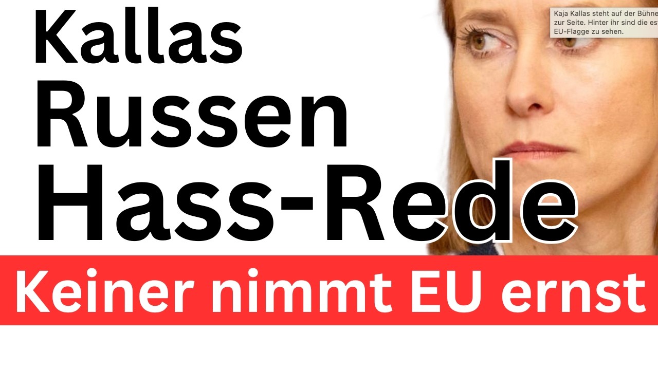 Kallas: Anti-USA und -Russland Hassrede ❌