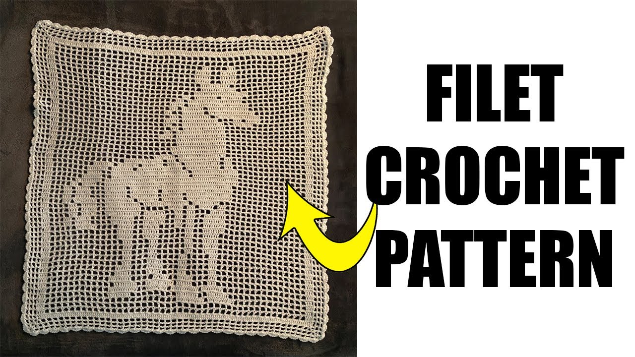 Creating a Masterpiece: I Took on Filet Crochet as My First Pattern