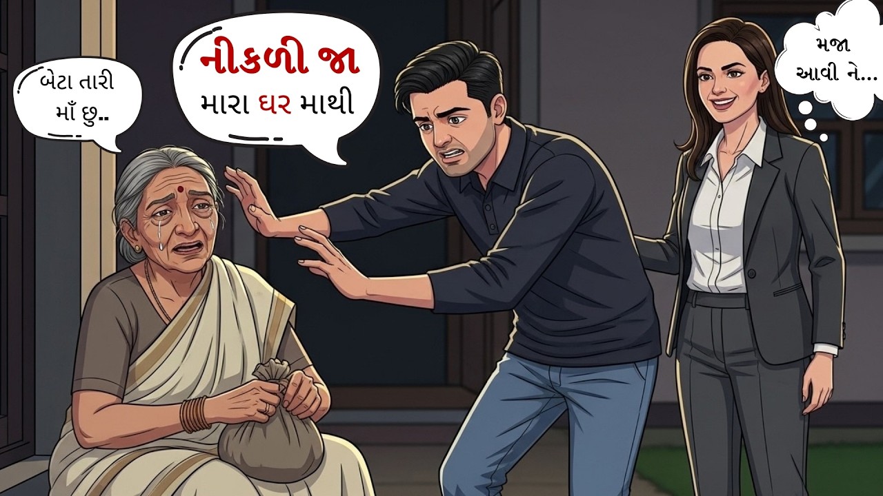 એક ભાઈએ માં ને ઘરની બહાર કાઢી, બીજો બન્યો કરોડપતિ! | Gujarati Moral Stories