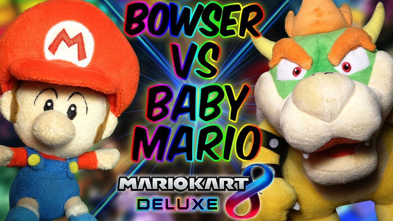 ABM: Малыш Марио против Боузера !! Mario Kart 8 Deluxe !! Гонки и битвы !! HD