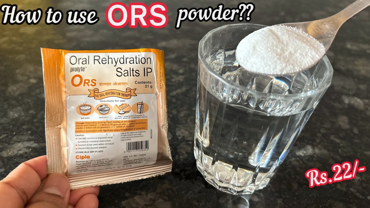ORS POWDER | How to use ORS Powder?? How to make ORS packet perfectly?? ORS for dehydration