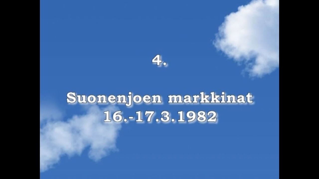 Suonenjoen Markkinat V. 1982