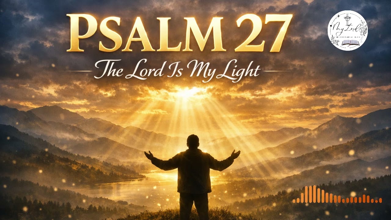 When Fear Attacks, Listen to Psalm 27 | Peaceful Bible Reading with Soothing Music | Psalm 27 Bible