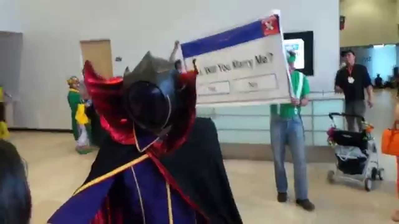 Zero Lelouch proposes at Cosplay Mania 2014