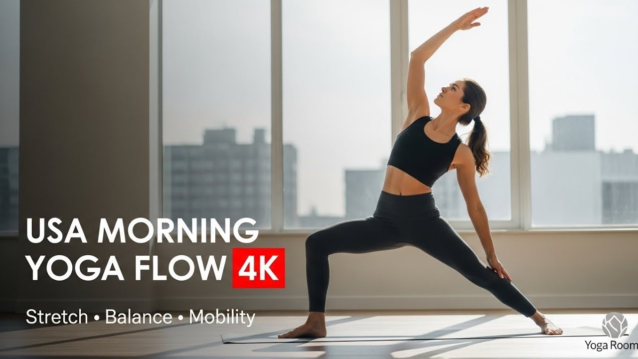 Sunday chil Morning Yoga and Stretching at Home @yogawithadriene