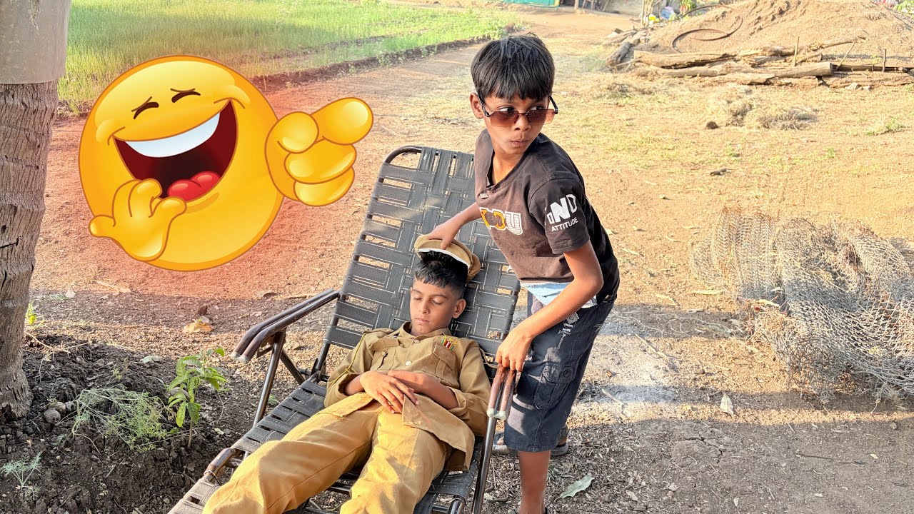 पोलिसाची मजाक केली माऊलीनीं आणि पळून गेला 😳