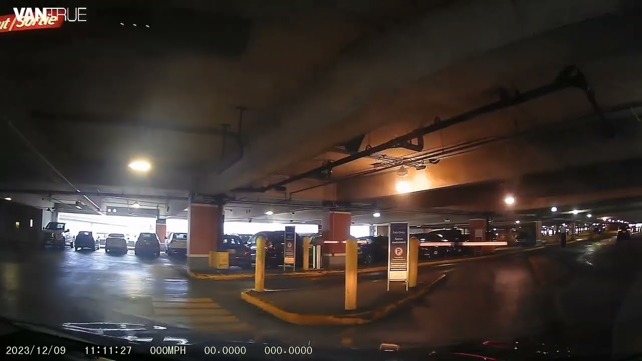 Exiting Preferred Parking Procedure at Toronto International Airport Ontario Canada