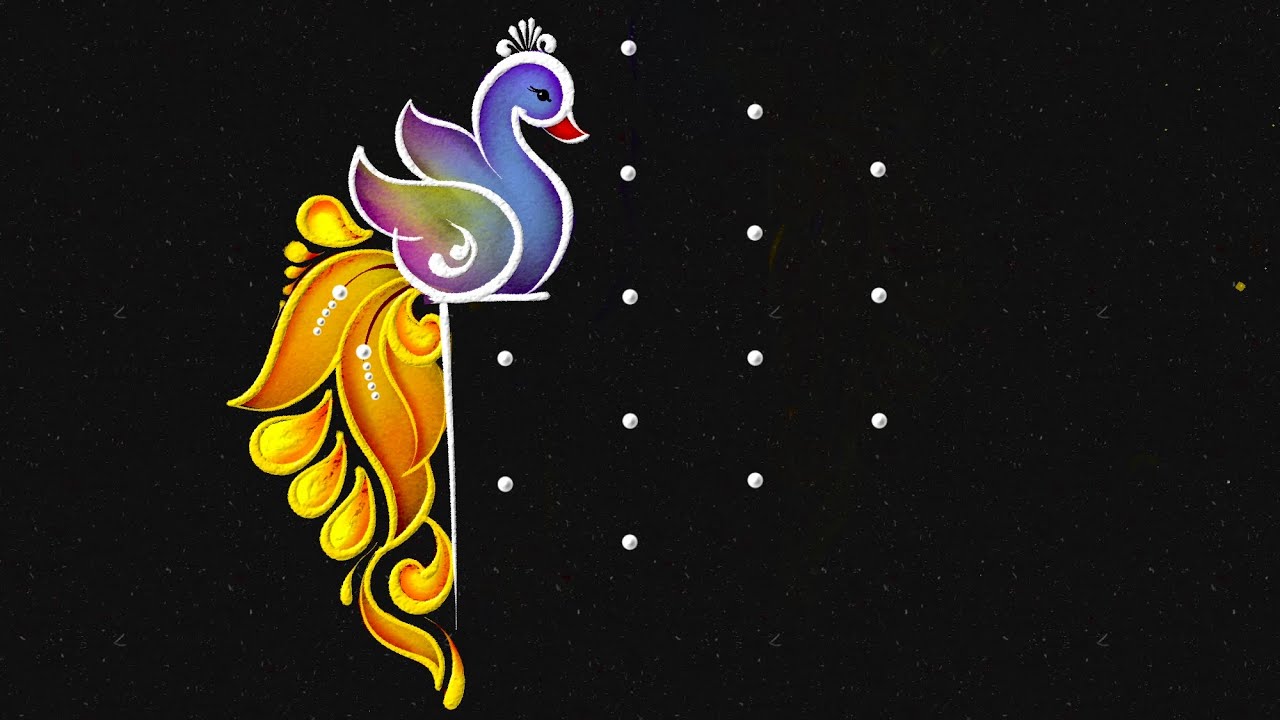 Newyear Rangoli designs 2026 🌸 Easy Margazhi Rangoli | dhanurmasam muggulu | Margazhi colour kolam