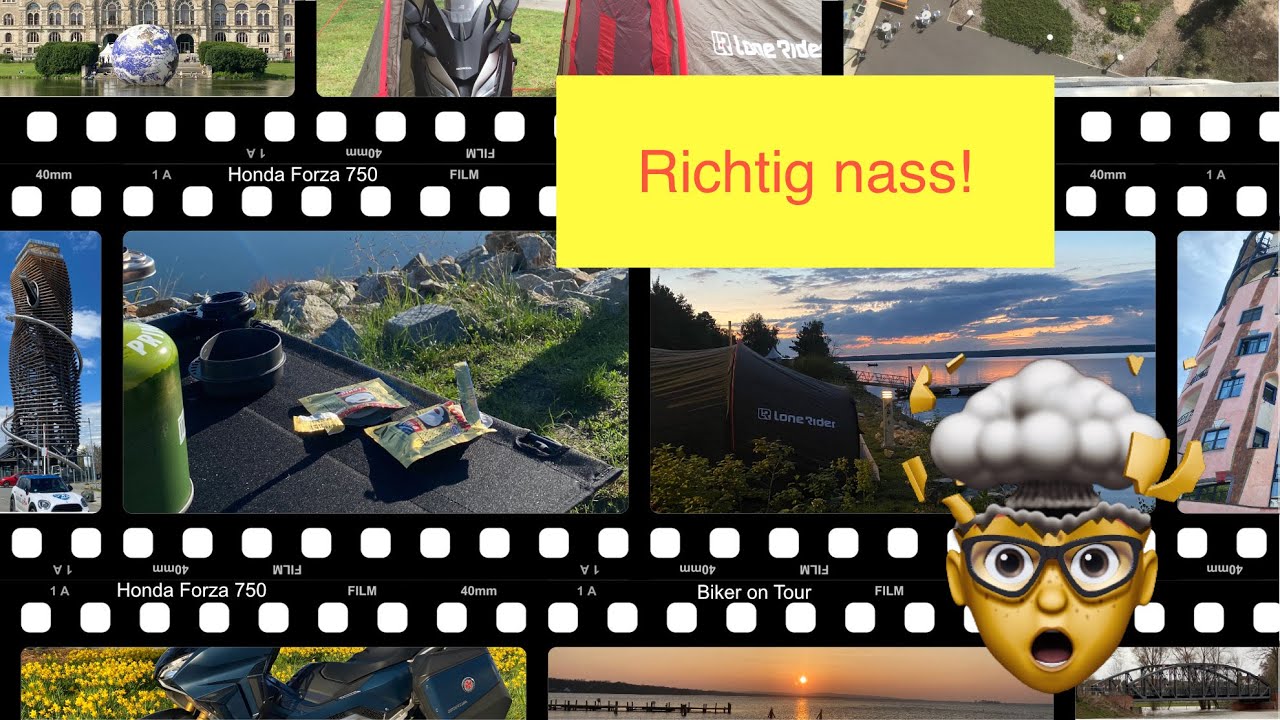 Honda Forza 750 auf Regentour nach Königstein