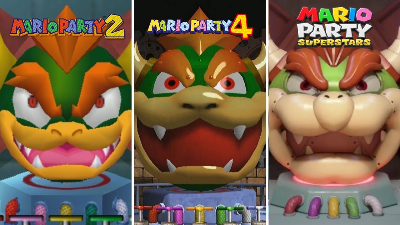 Evolution Of Bowser's Big Blast Minigames in Mario Party (1999 - 2021)