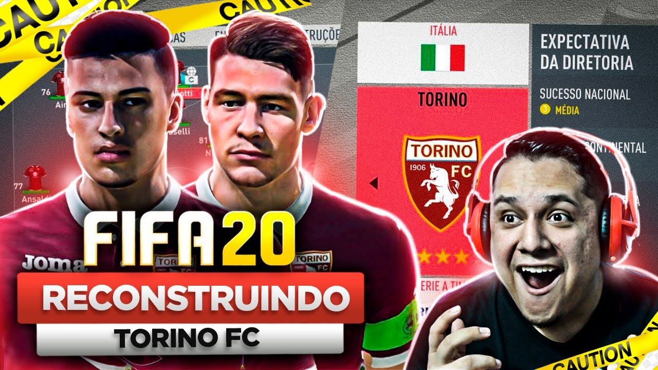 RECONSTRUINDO TORINO FC!! FIFA 20 Modo Carreira 🙏🔥