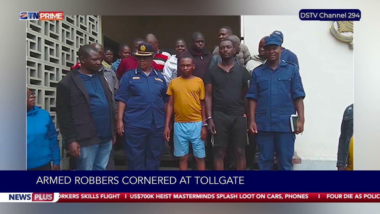 Armed robbers cornered at Tollgate