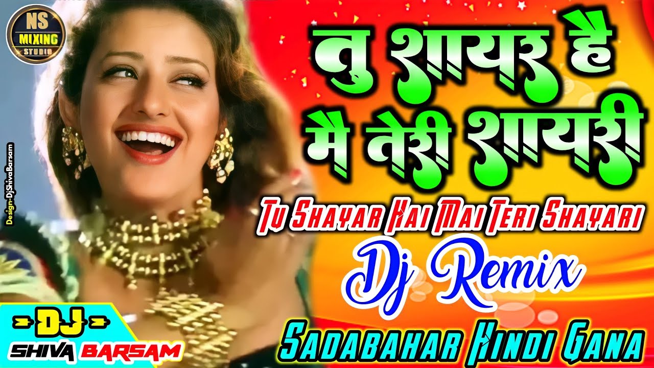 Tu Shayar Hai Mai Teri Shayari | Dj Song | Bollywood Gana | Love Song | Dj Shiva Barsam |