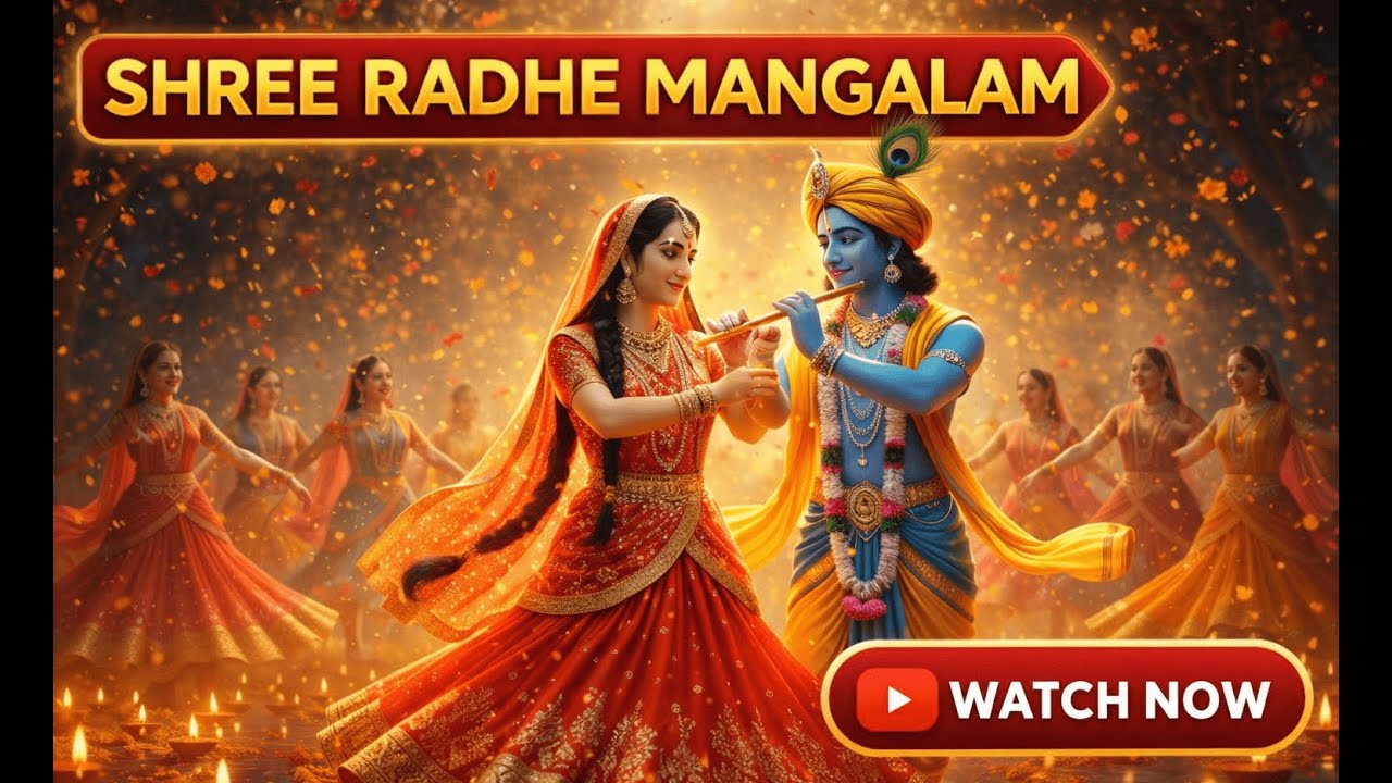 Shri Radhe Mangalam Bhajan With Lyrics | Radhe Krishna | Vrindavan Braj Dham
