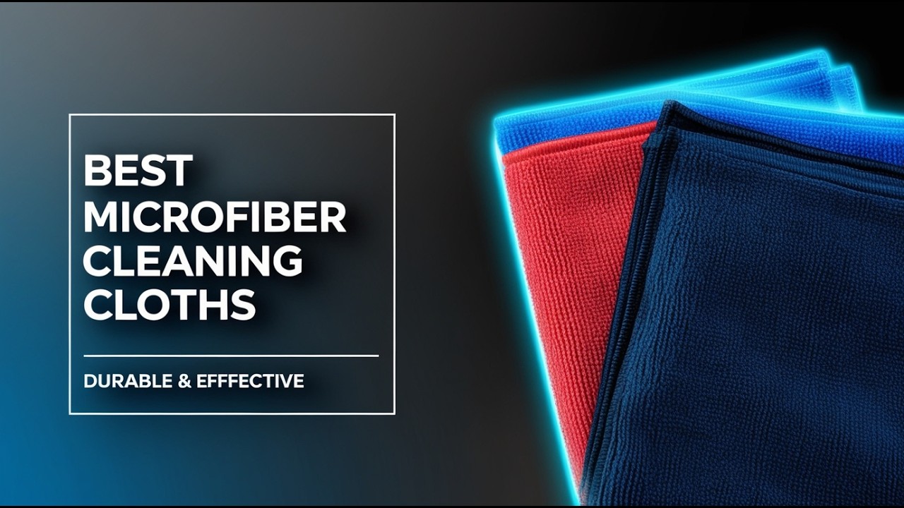 5 Best Microfiber Cleaning Cloths Review | Durable & Effective