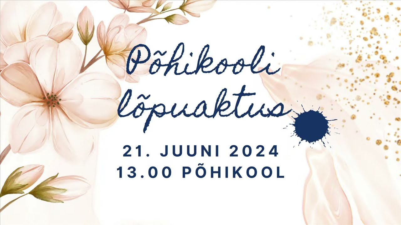 Kose Gümnaasiumi põhikooli lõpuaktus 2024