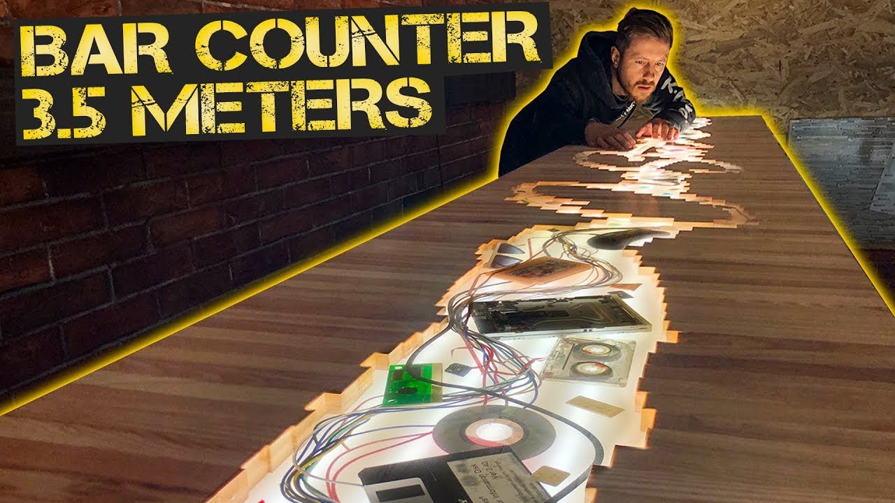 Huge Epoxy Bar Counter