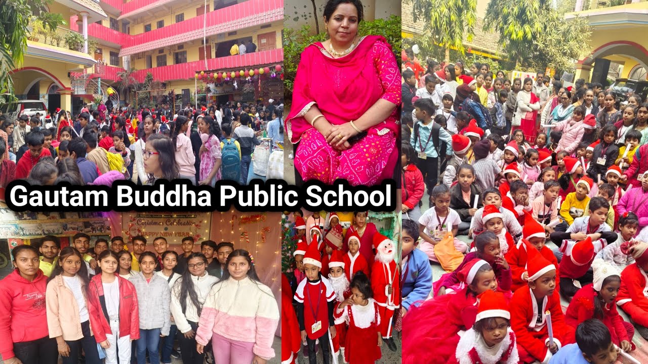 Christmas Day Celebration School 🎄🎁 | Gautam Buddha Public School | Christmas Day Celebration Patna