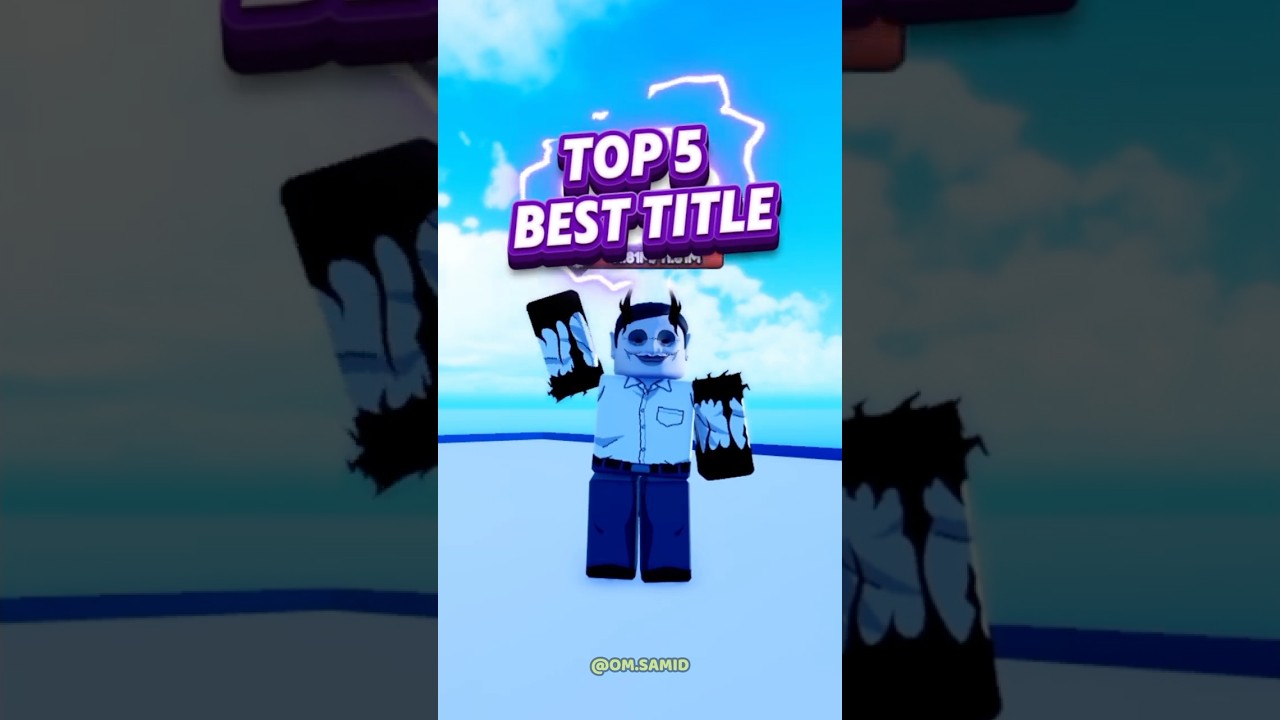 Top 5 Best Title for Fruit Users in One Fruit Simulator #roblox #onefruitsimulator #robloxedit