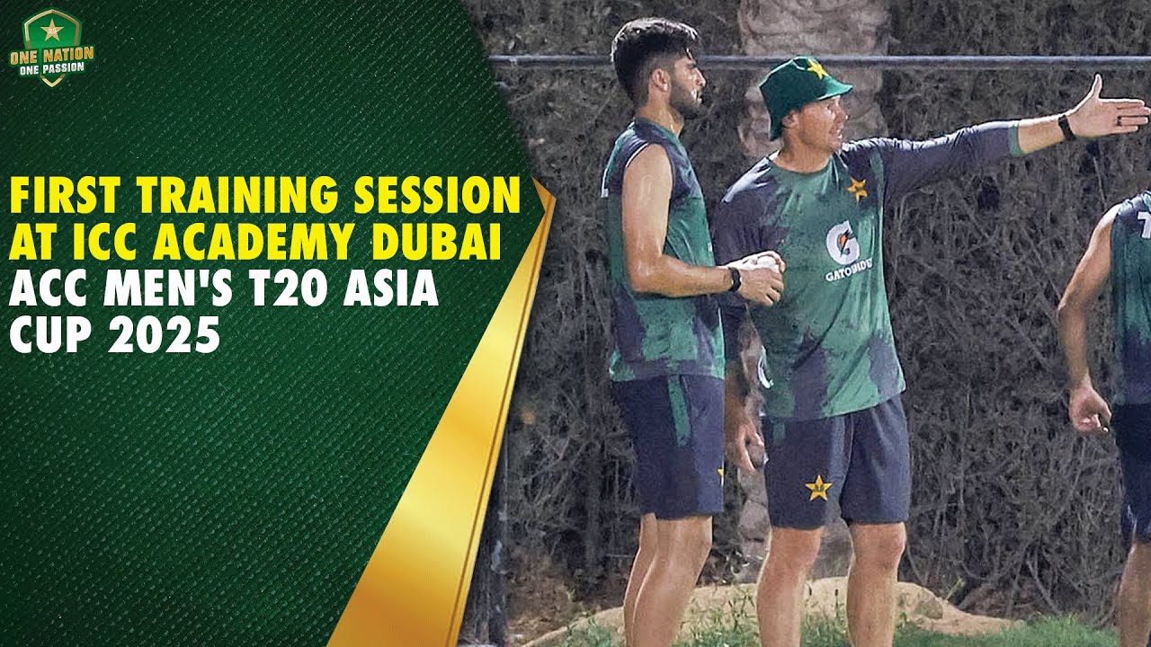 Pakistan hit the nets! First training session at ICC Academy Dubai | ACC Men's T20 Asia Cup 2025