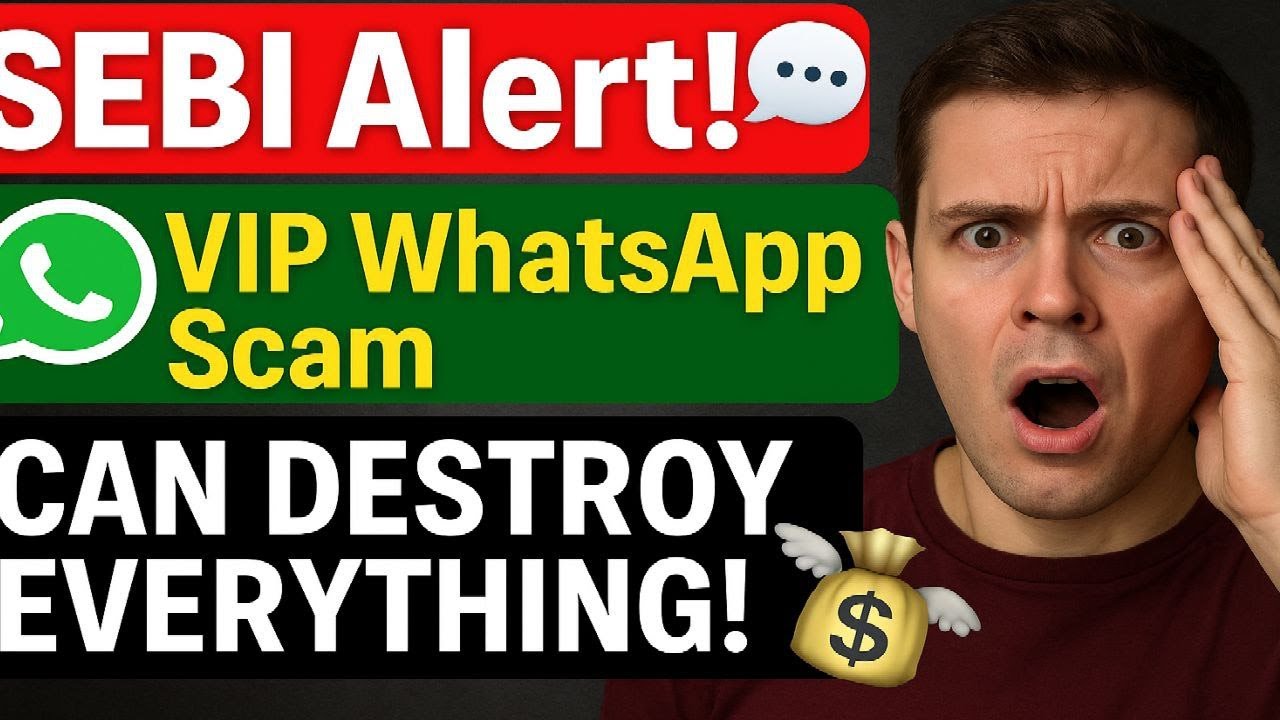 SEBI Alert!⚠️ VIP WhatsApp Group Scam Exposed💸 One Mistake Can Wipe Your Savings😱 Stay Safe!🔥