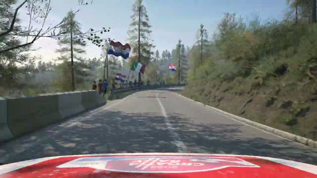 EA WRC Kumrovec time trial 6:05.943 Toyota GR Yaris hoodcam DualSense controller manual Steam HDR