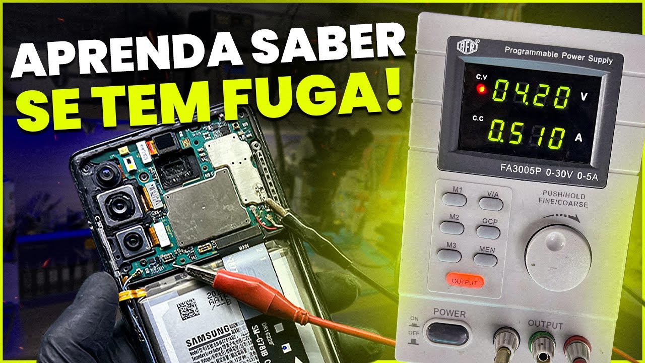 Como Saber Se o Celular Tem Fuga de Corrente! (Muito Fácil)