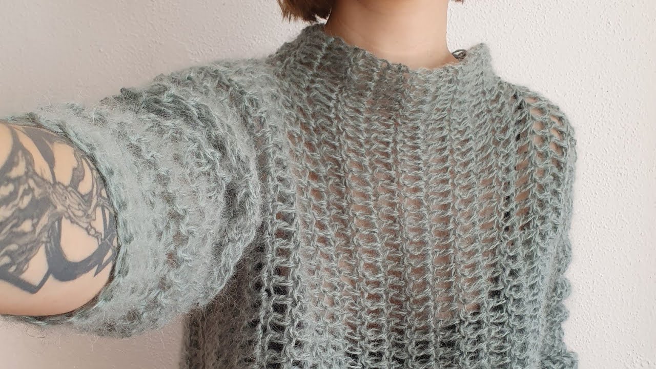 April Sweater, Crochet Sweater, Full Tutorial & Written Pattern available ✨️