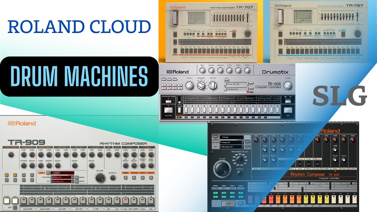 Roland Cloud | Drum Machines TR-909, 808, 727, 707, 606