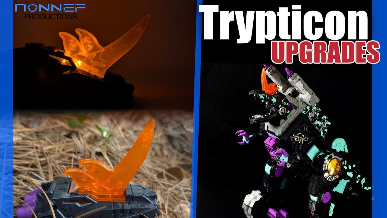 Trypticon: Horn Upgrade and LEDs