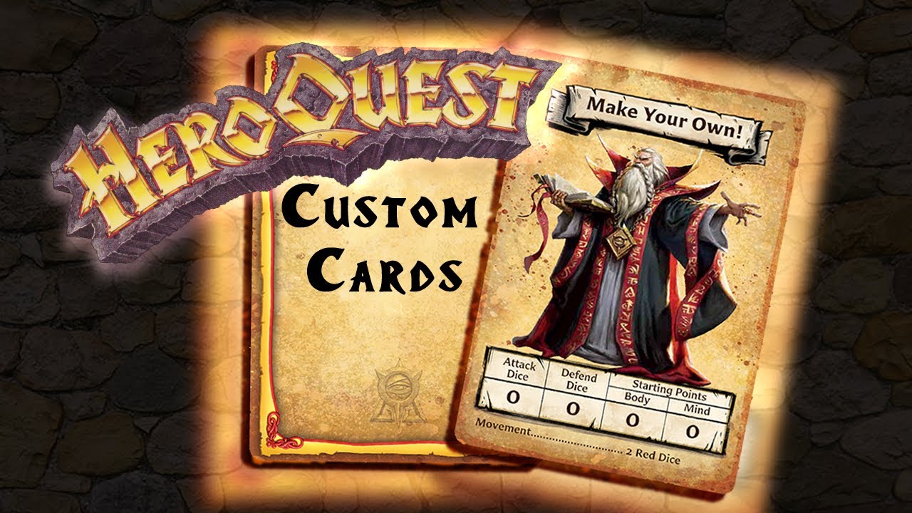 HeroQuest Card Creator? Quickly and EASILY Create Your HQ Homebrew in Browser or PC!