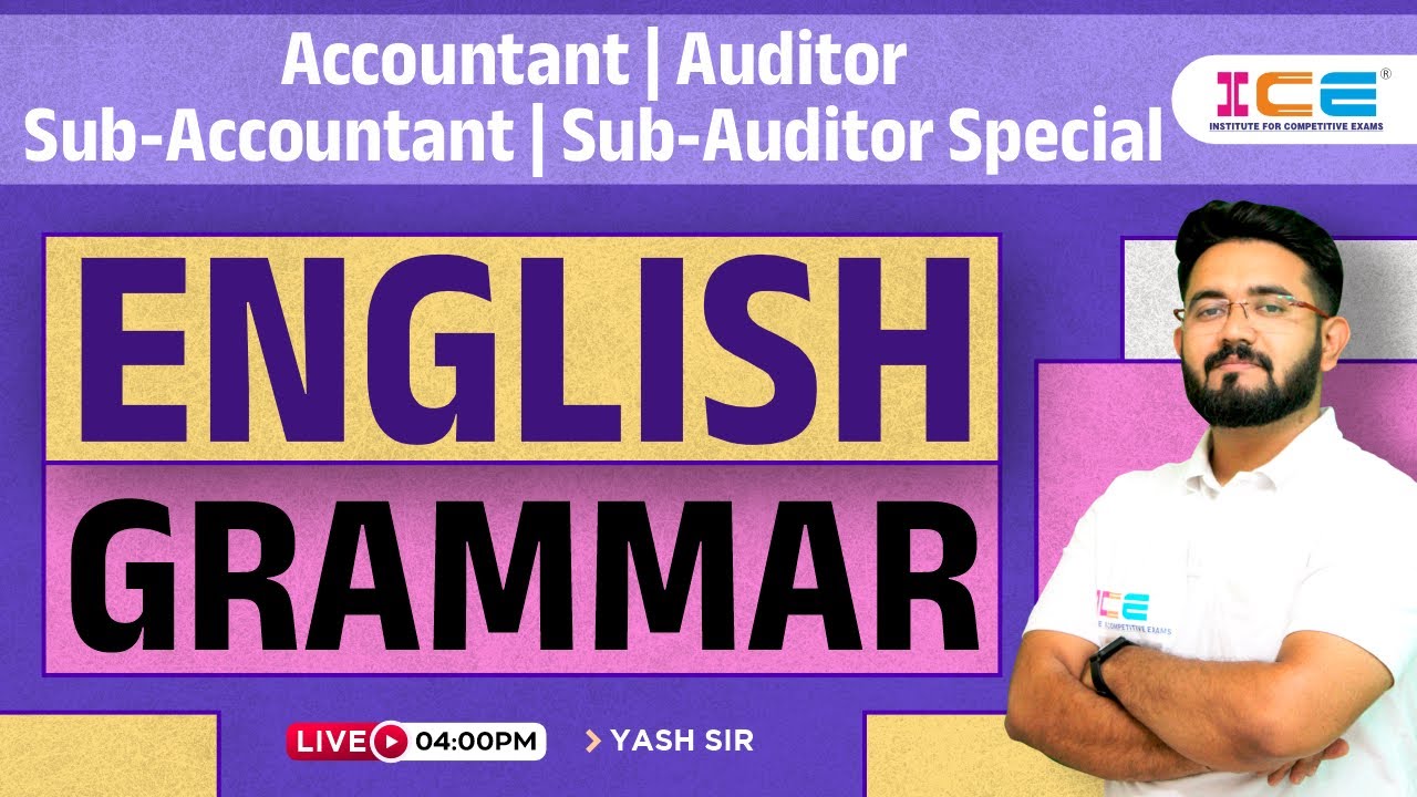 gsssb accountant  - ENGLISH GRAMMAR -  Accountant | Auditor Sub-Accountant|Sub-Auditor  #auditor