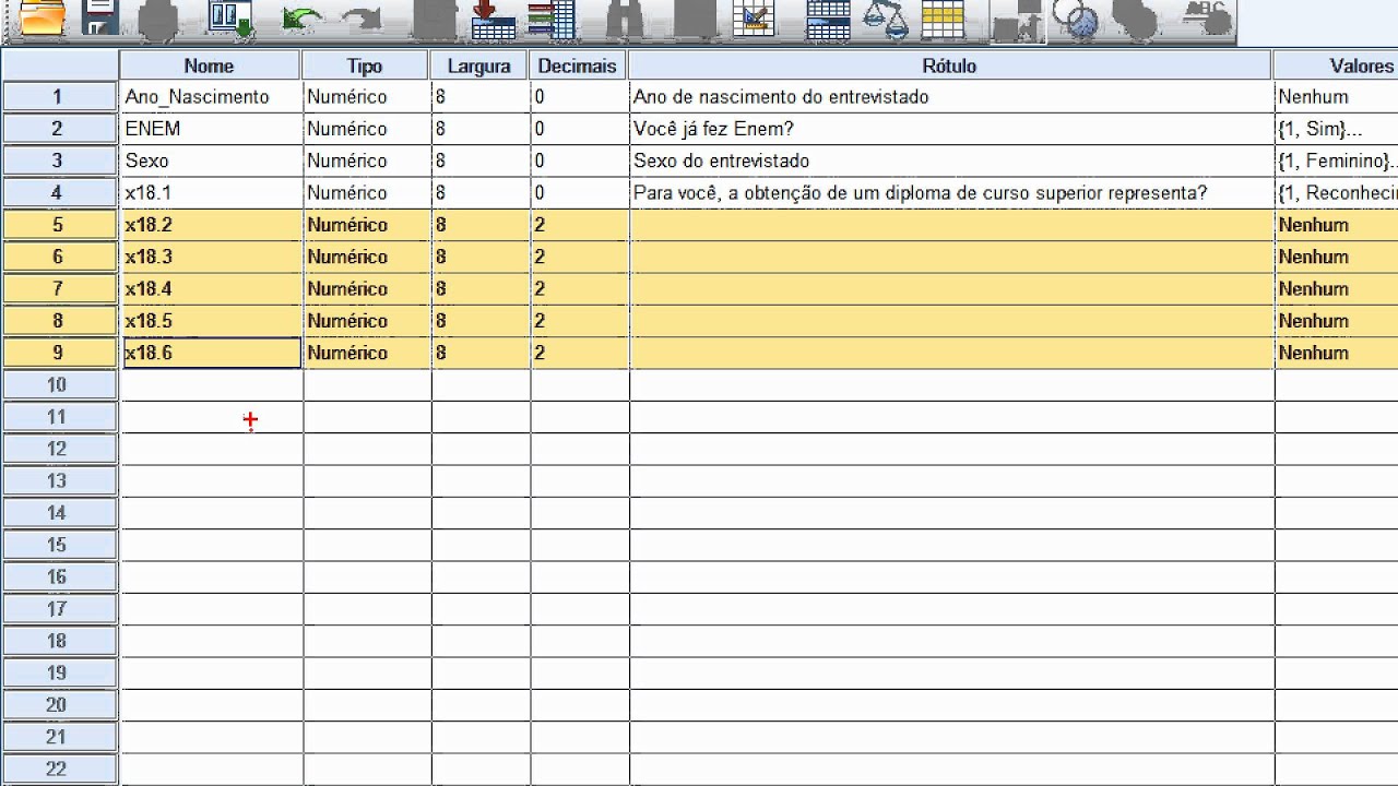 Cadastro Pesquisa    SPSS 20