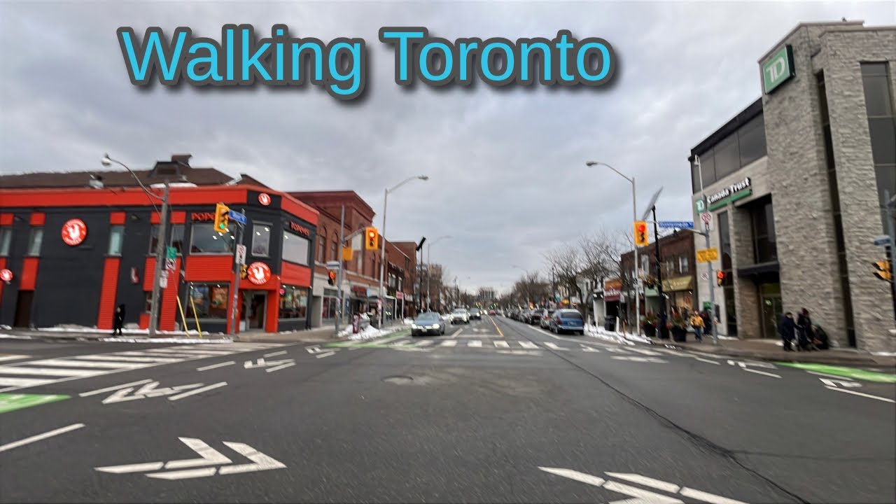 Walking Bloor Street West in Toronto's Bloor West Village District 1/4/2026