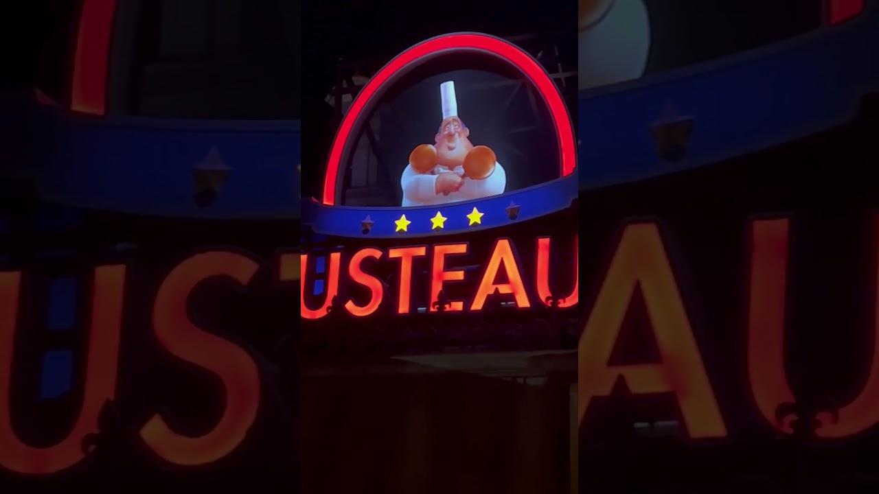 Gusteau’s French Restaurant’s Famous Sign