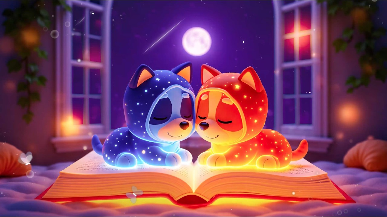 Музыка Для Глубокого Сна От Bluey & Bingo 🌙 Успокойте Ум, Перестаньте Слишком Много Думать | Леч...