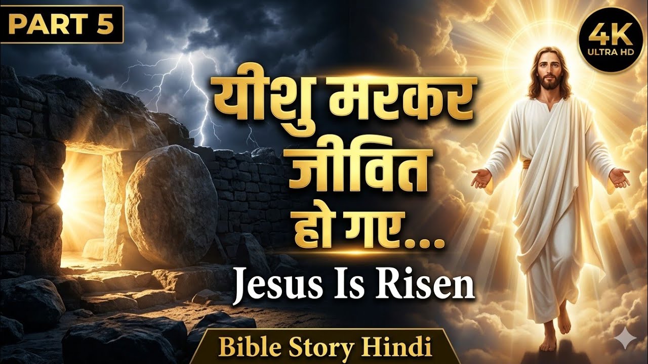 यीशु मरकर जीवित हो गए | Resurrection of Jesus Christ | Bible Story Hindi | Part 5